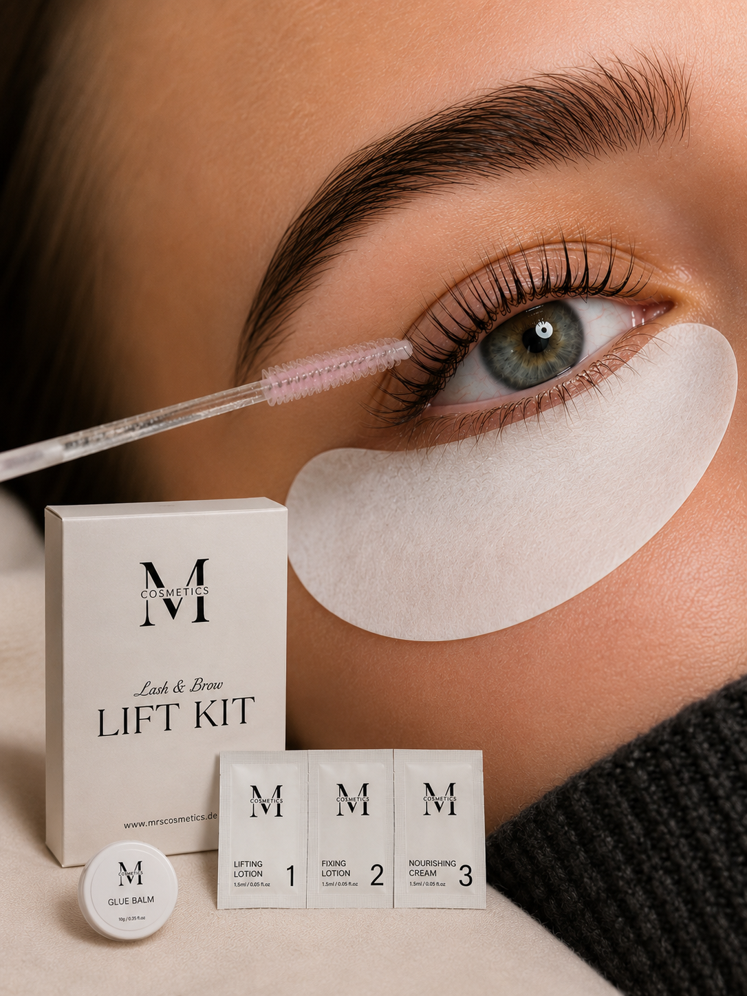 Professionelles Lashlifting & Browlifting Set – Lash Lifting Kit (Lotion 1, 2 & 3)