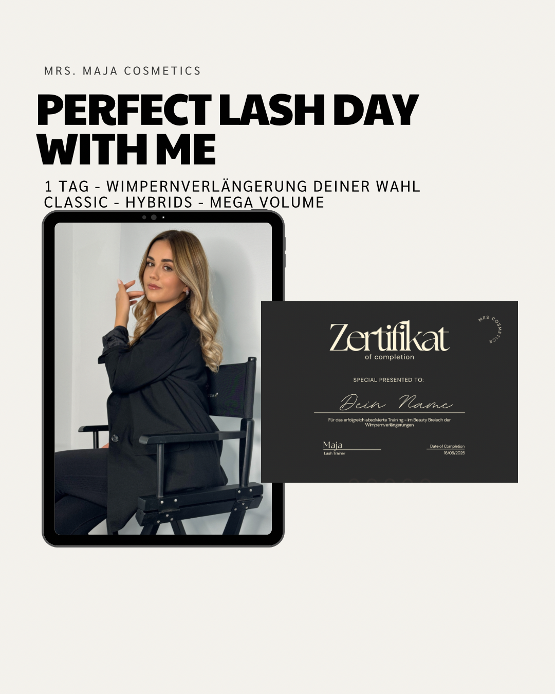 One Perfect Lash Day -Lerne Wimpernverlängerung oder Lash & Browlifting