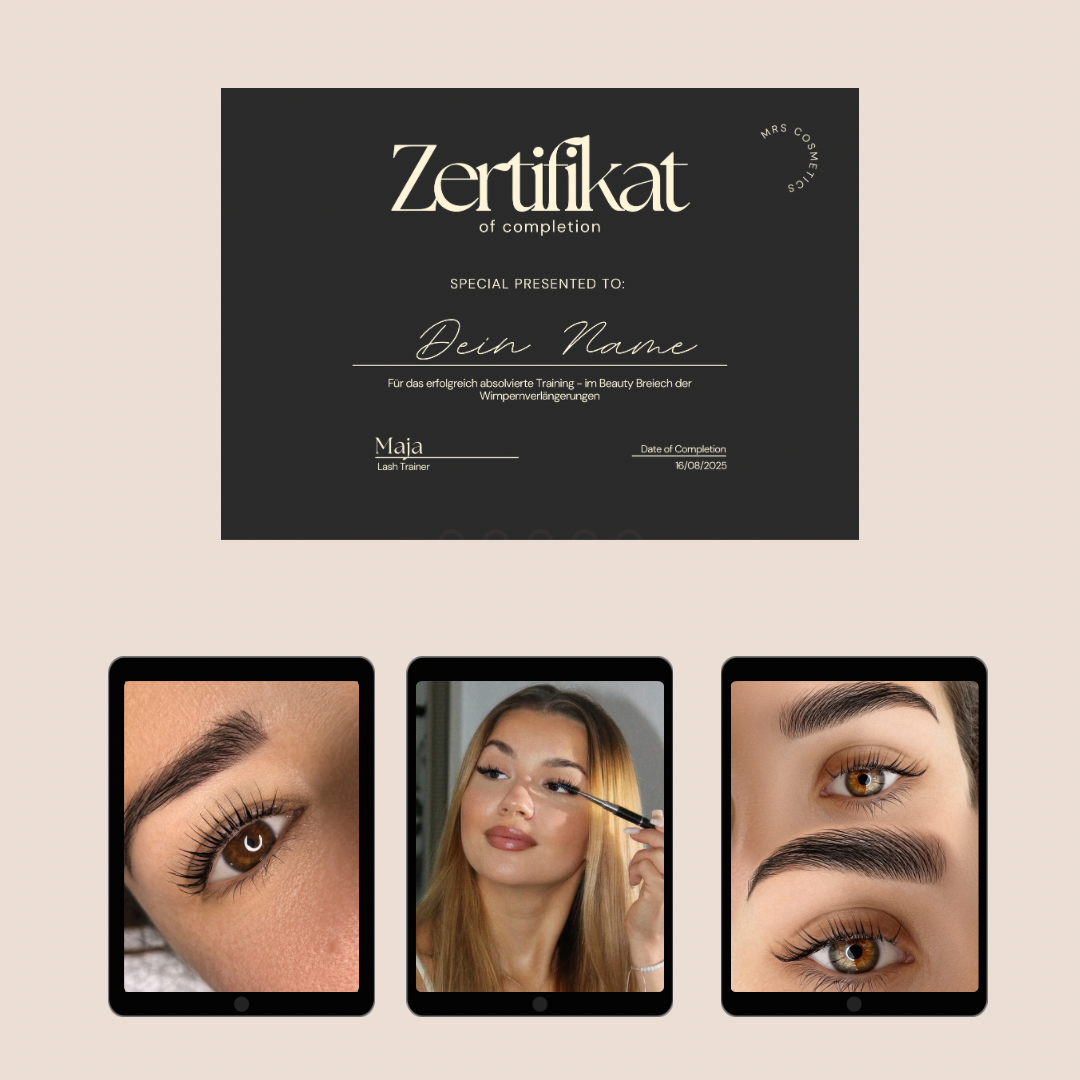 Kombi Schulung - Wimpernverlängerung + Lashlifting + Browlift