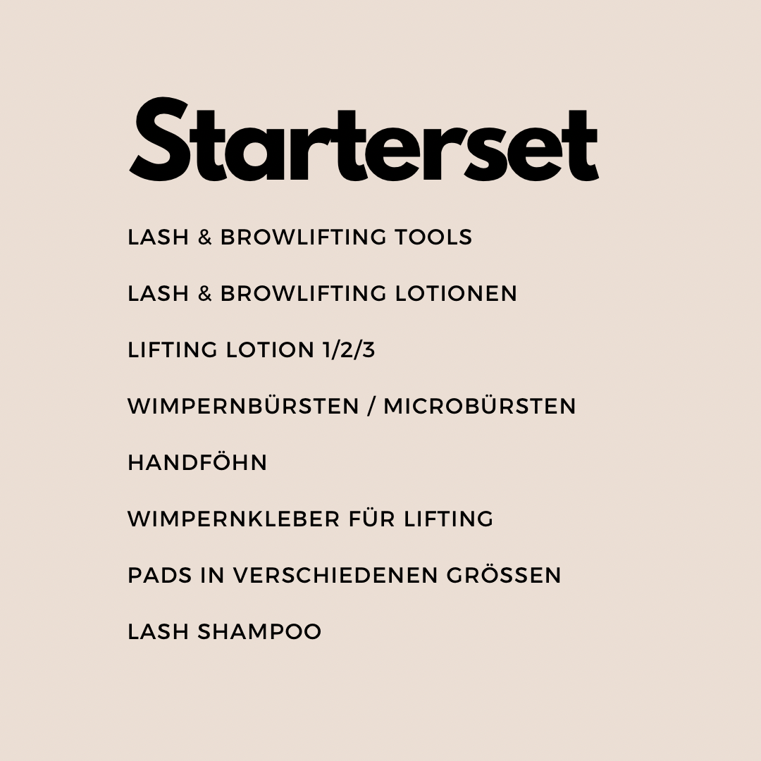 Kombi Schulung - Wimpernverlängerung + Lashlifting + Browlift