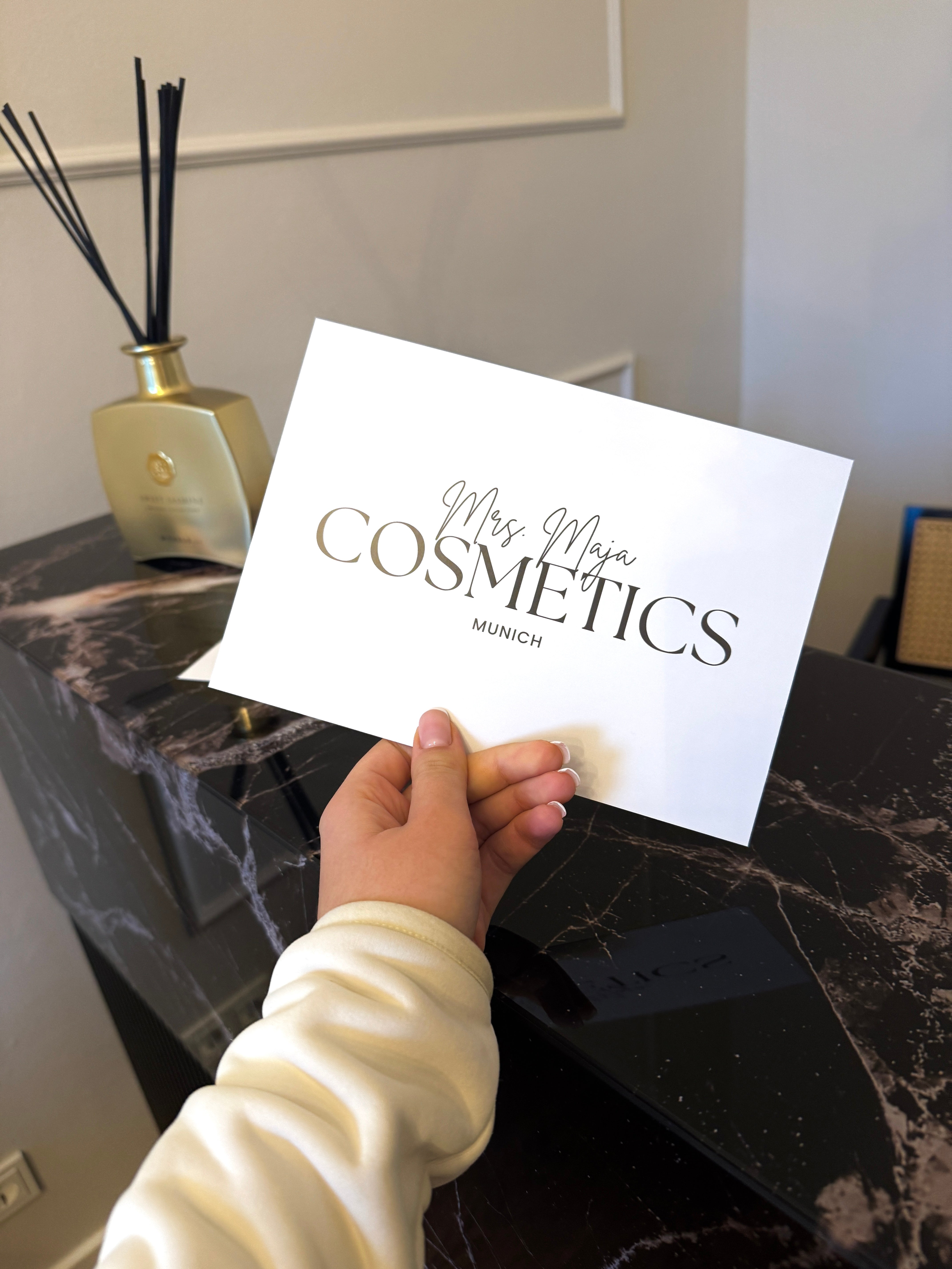 Geschenkgutschein Mrs. Cosmetics Studio